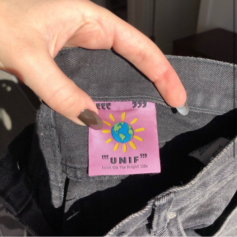unif black jeans